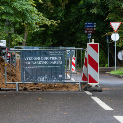 Dujotiekio rekonstrukcija Vilniaus mieste