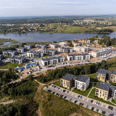 Lauko inžineriniai tinklai, lauko ir vidaus dujotiekis daugiabučių namų kvartale